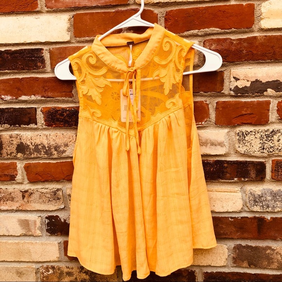 NWT FREE PEOPLE California Poppy Top - Picture 5 of 8